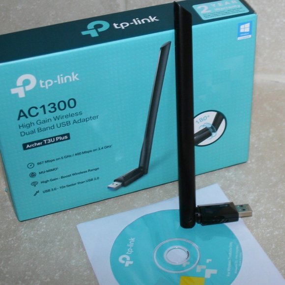 TP-Link AC1300 High Gain Wireless Dual Band USB Adapter - Picture 3 of 5